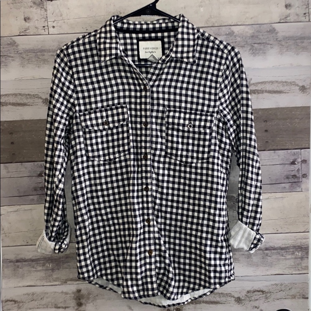 Black & white f21 flannel